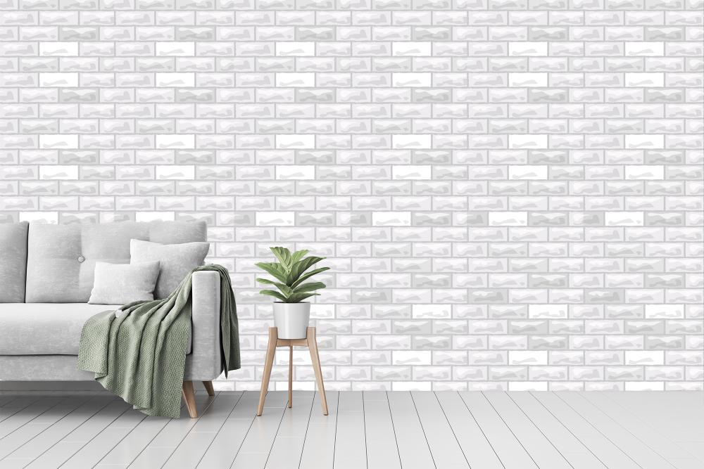 Rasch Grey Brick Wallpaper Modern Urban Bricks 226713 
