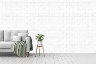3D White Brick | Seamless Pattern Wallpaper