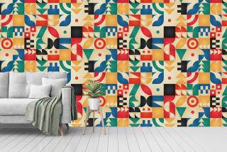 Color Blocks | Seamless Pattern Wallpaper