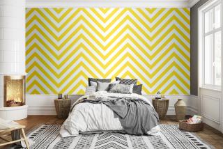Yellow ZigZag | Seamless Pattern Wallpaper