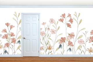 Flower Style V8 | Mural Wallpaper