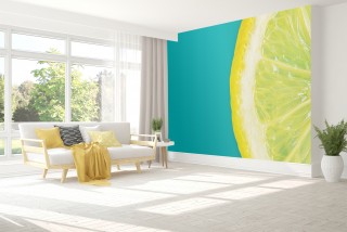 Green Lime V1 | Mural Wallpaper