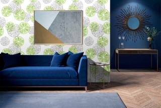 Green Lime V2 | Seamless Pattern Wallpaper