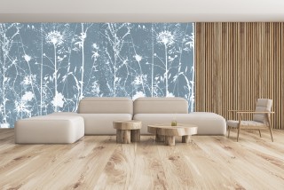 White Flowers V2 | Seamless Pattern Wallpaper