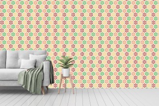 Flowers Colorful | Seamless Pattern Wallpaper