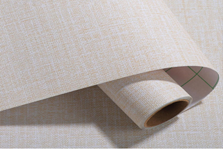 Linen Beige Grasscloth Wallpaper | Seamless Pattern Wallpaper