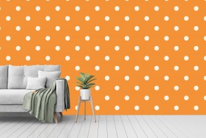 Orange Polka Dot V1