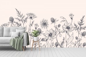 Trendy Minimalist Wildflowers