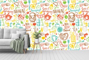 Breakfast Seamless Pattern