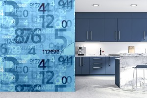 Digits In Blue Background V2