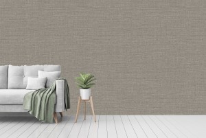 Linen Fossil Colored Wallpaper