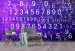Digits In Blue Background V4 Digits In Blue Background V4
